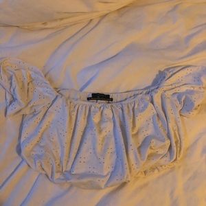 urban outfitters off shoulder crop top